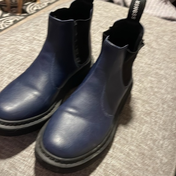 King 55 Brick Lane Chelsea Boot in Navy from King55 - Picture 8 of 12